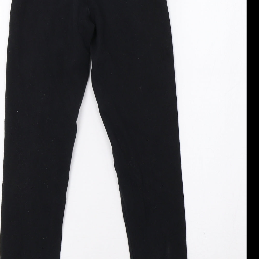 Marks and Spencer Girls Black Snow Pants Trousers Size 11 Years