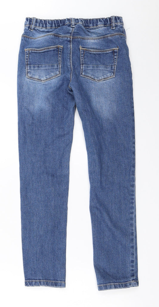Nutmeg Girls Blue Skinny Jeans Size 9-10 Years