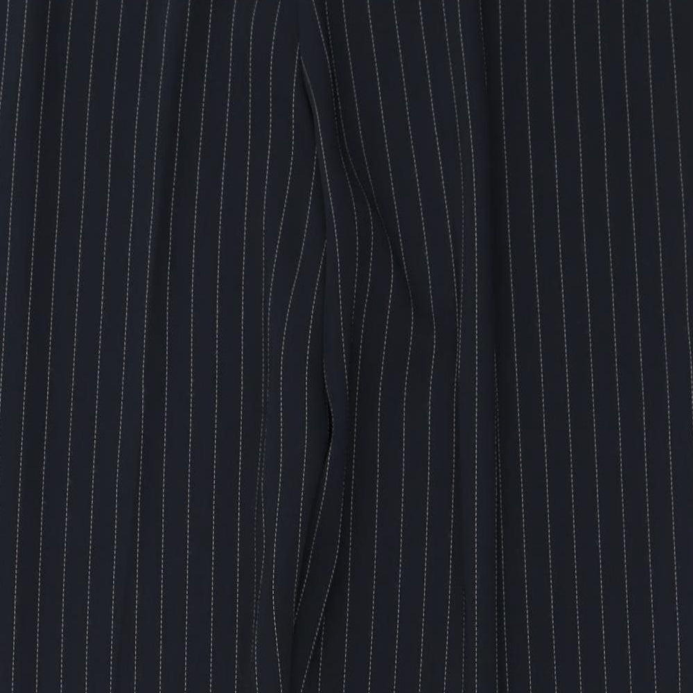 Womens UK Size 14 Oasis Regular Fit Black Trousers