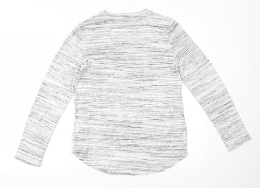 Womens UK Size 8 Marks and Spencer Grey Basic Blouse