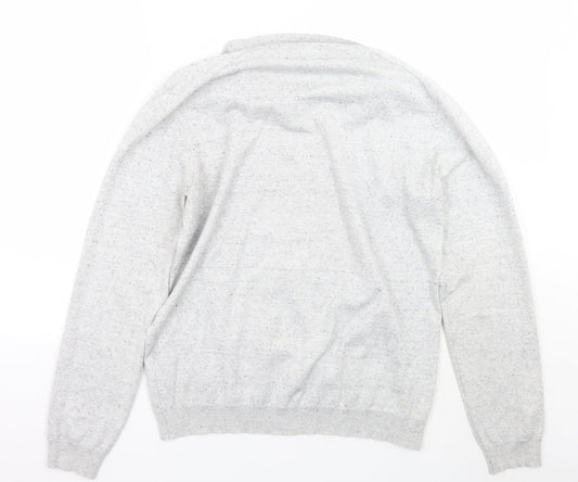 River Island Mens Grey Pullover Jumper Size M