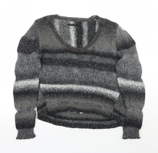 Additional front view of Crafted women’s grey jumper, size UK 12