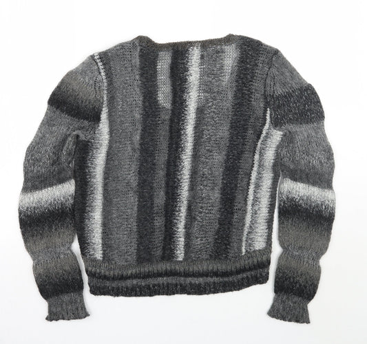Crafted Womens Grey Pullover Jumper Size 12