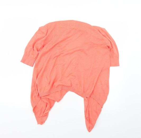 Womens UK Size 8 New Look Orange Cardigan Jumper