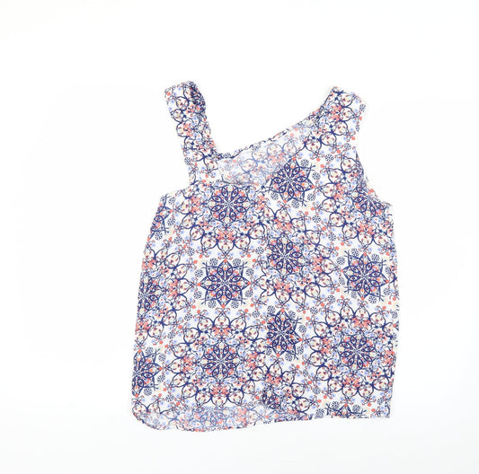 Womens UK Size 10 TU Multicoloured Basic Blouse
