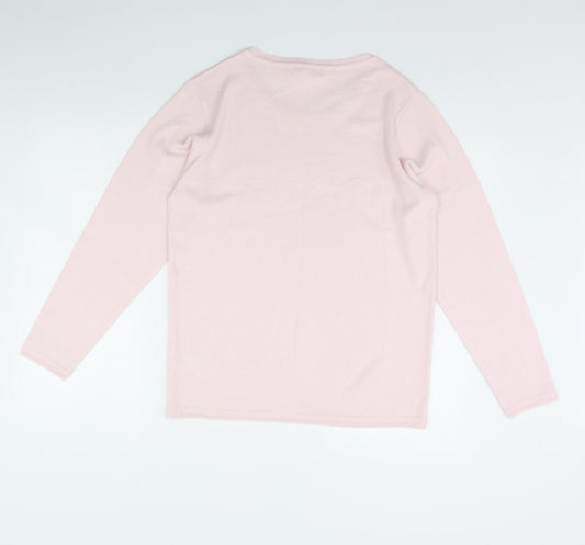 Womens UK Size 12 Julipa Pink Pullover Jumper