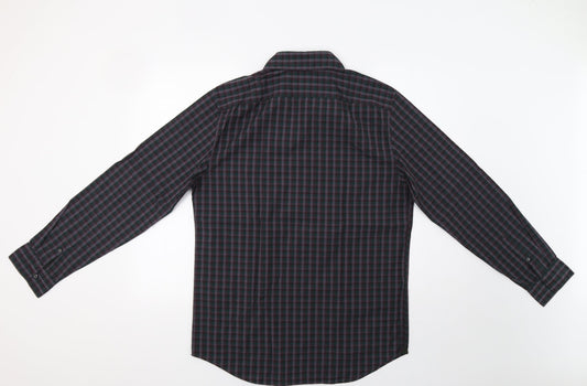 Mens UK Size M Gap Purple Button-Up Long Sleeve Casual Shirt
