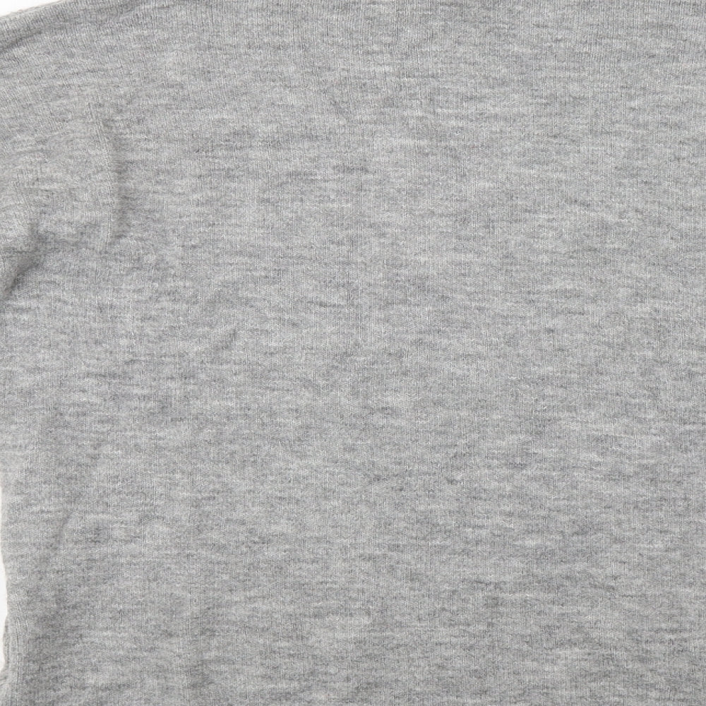 Womens UK Size M Peacocs Grey Pullover Jumper