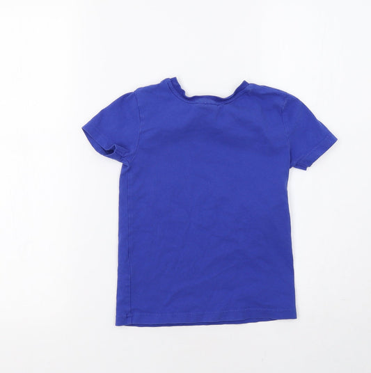 NERF Boys Blue Camouflage Pullover T-Shirt Size 5-6 Years