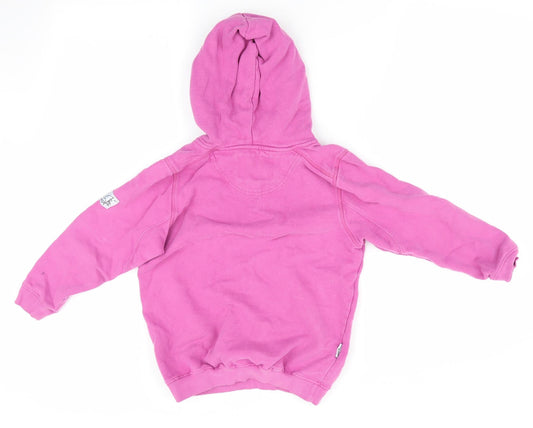 Lazy Jacks Girls Pink Pullover Hoodie Size 5-6 Years