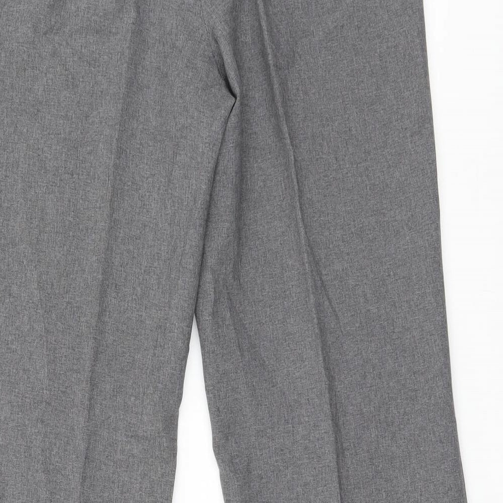 Womens UK Size 10 Preworn Regular Fit Grey Trousers