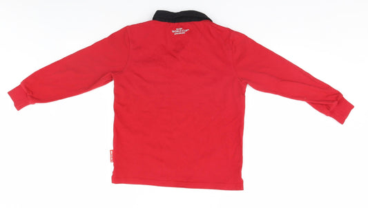 Rugby Girls Red Basic Polo Size 9-10 Years - Rugby, Wales, Japan 2019