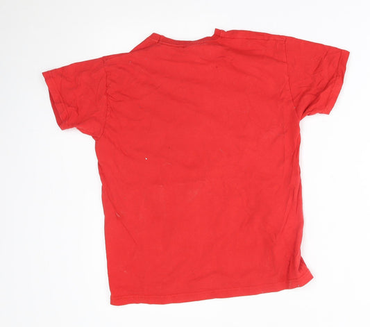 urban outlaws Boys Red Button-Up Size M - fortnite, loot