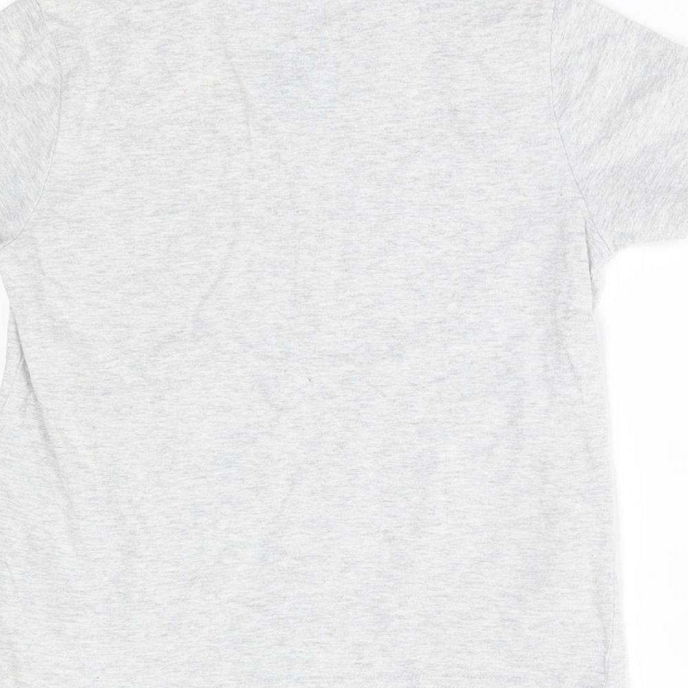 M&S Boys Grey Basic T-Shirt Size 4-5 Years