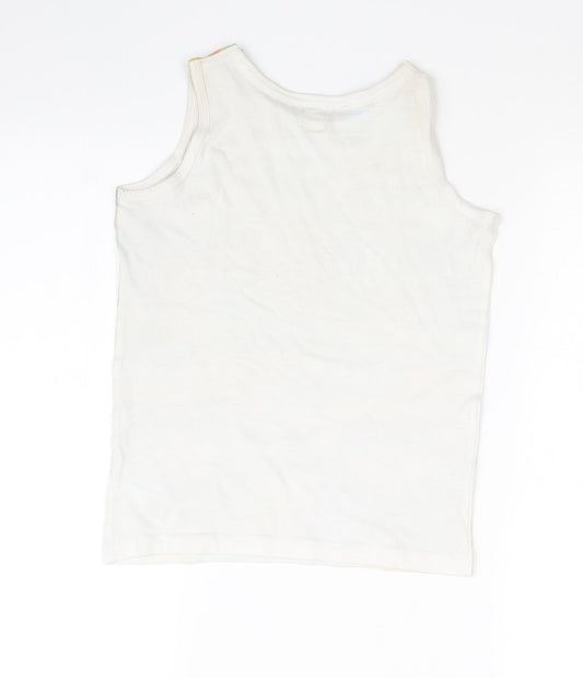 F&F Girls Multicoloured Geometric Basic Tank Size 8-9 Years