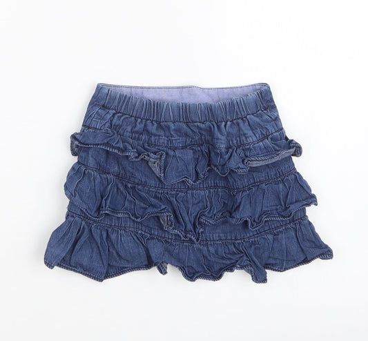 Gap Girls Blue Skater Skirt Size 4 Years