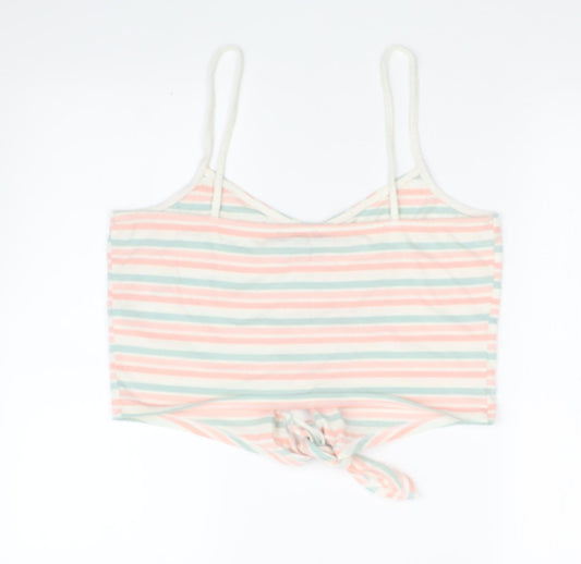 Womens UK Size 16 New Look Multicoloured Camisole T-Shirt