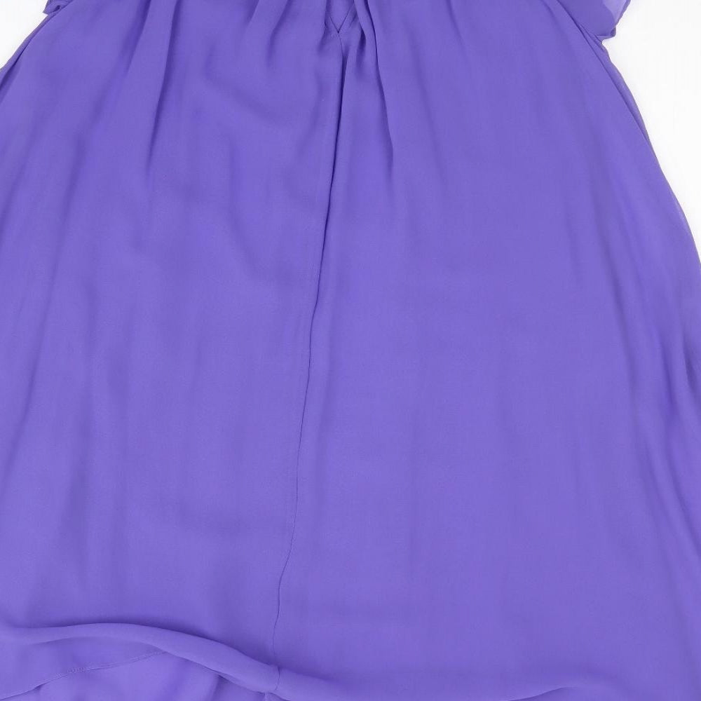 Monsoon Womens Purple A-Line Size 8