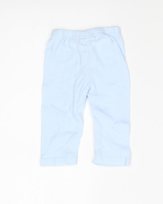 BEBE BONITO Baby Blue Jogger Leggings Size 3-6 Months