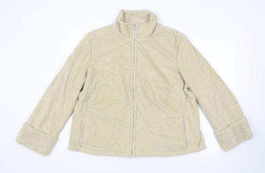Womens UK Size 18 George Beige Jacket