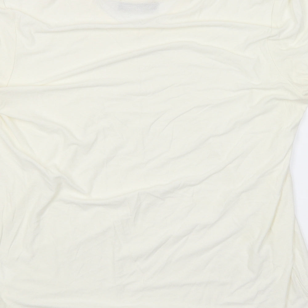 F&F Womens White Basic Blouse Size 14