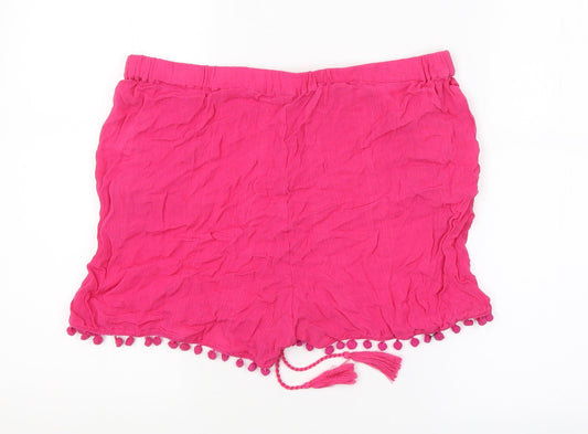 INTUITION Womens Pink Bermuda Shorts Size 12