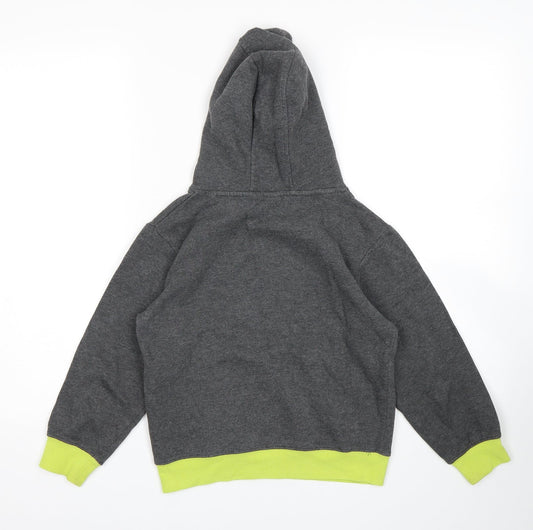 URB 65 Boys Grey Pullover Hoodie Size 7-8 Years