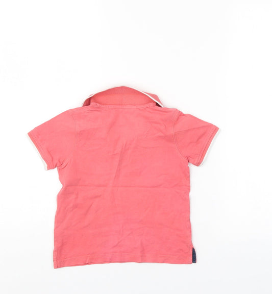 George Boys Pink Basic Polo