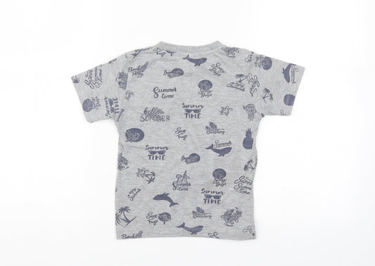 Essu Boys Grey Polo Size 4 Years
