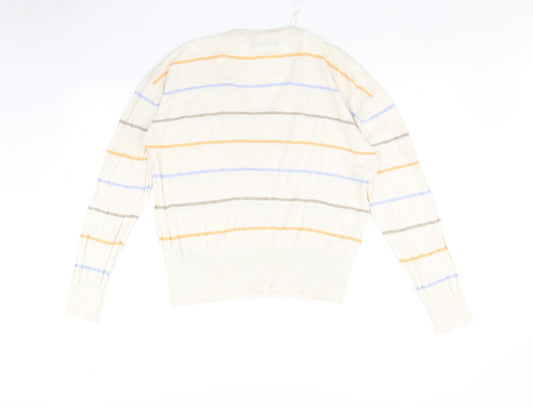 Womens UK Size L Marks and Spencer Beige Pullover Jumper