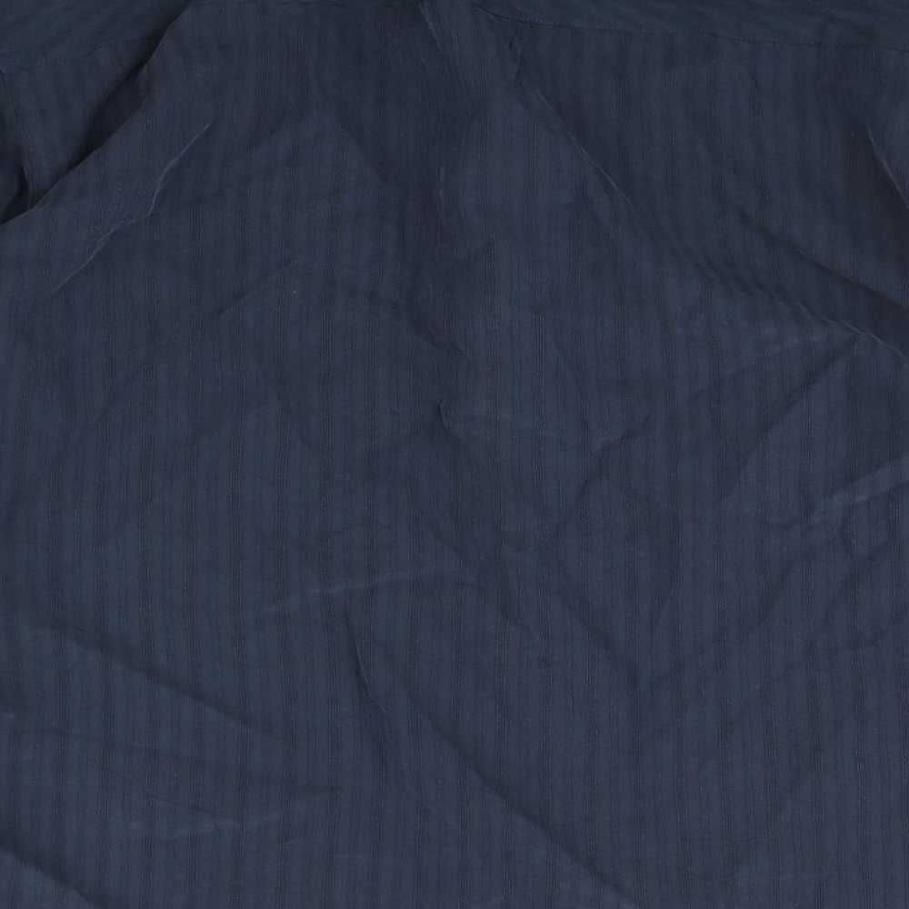 Mens UK Size M Blue Harbour Blue Button-Up Long Sleeve Casual Shirt