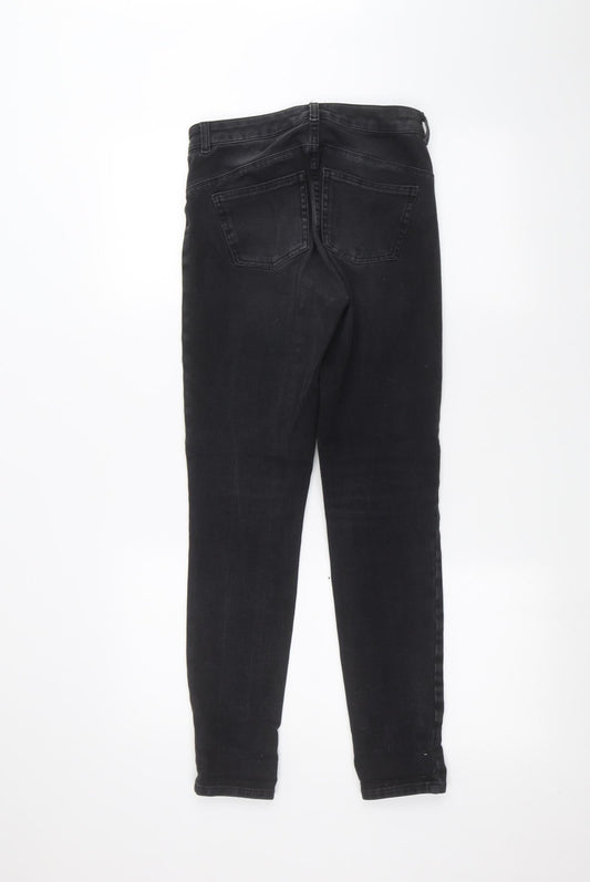NEXT Womens Black Skinny Jeans Size 8 L25 in