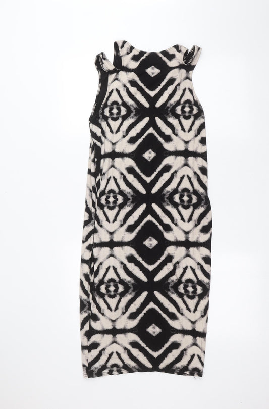 River Island Womens Black Pencil Dress Size 10