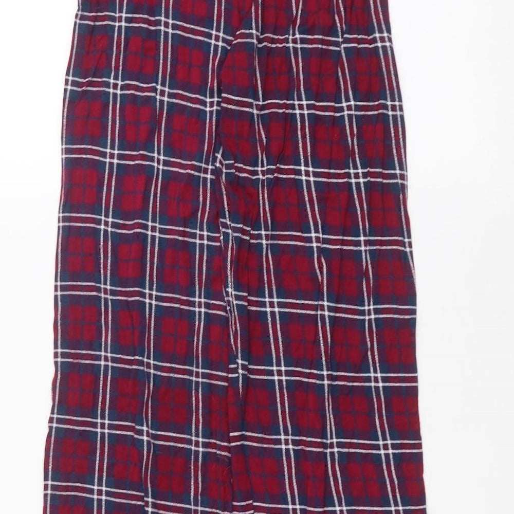 New Look Womens Red Trousers Size 10 L28 in