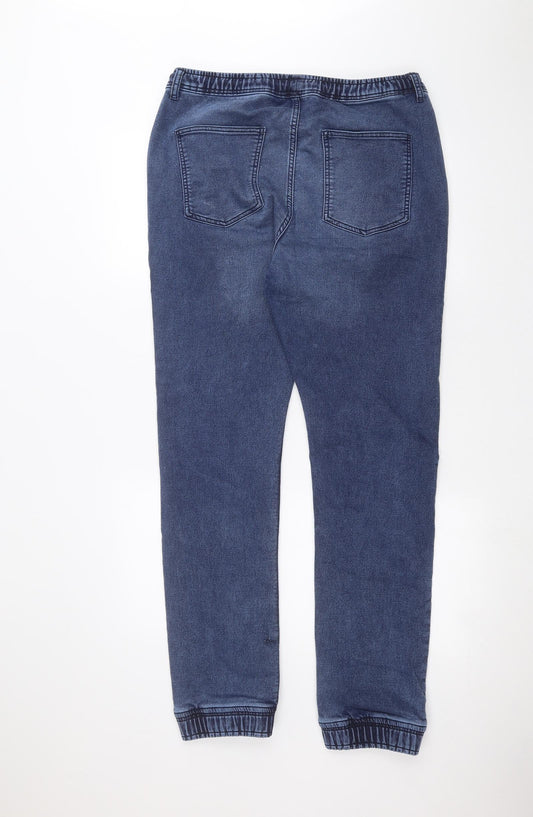 Back view of Pep&Co women’s blue skinny jeans, size M, 29-inch leg