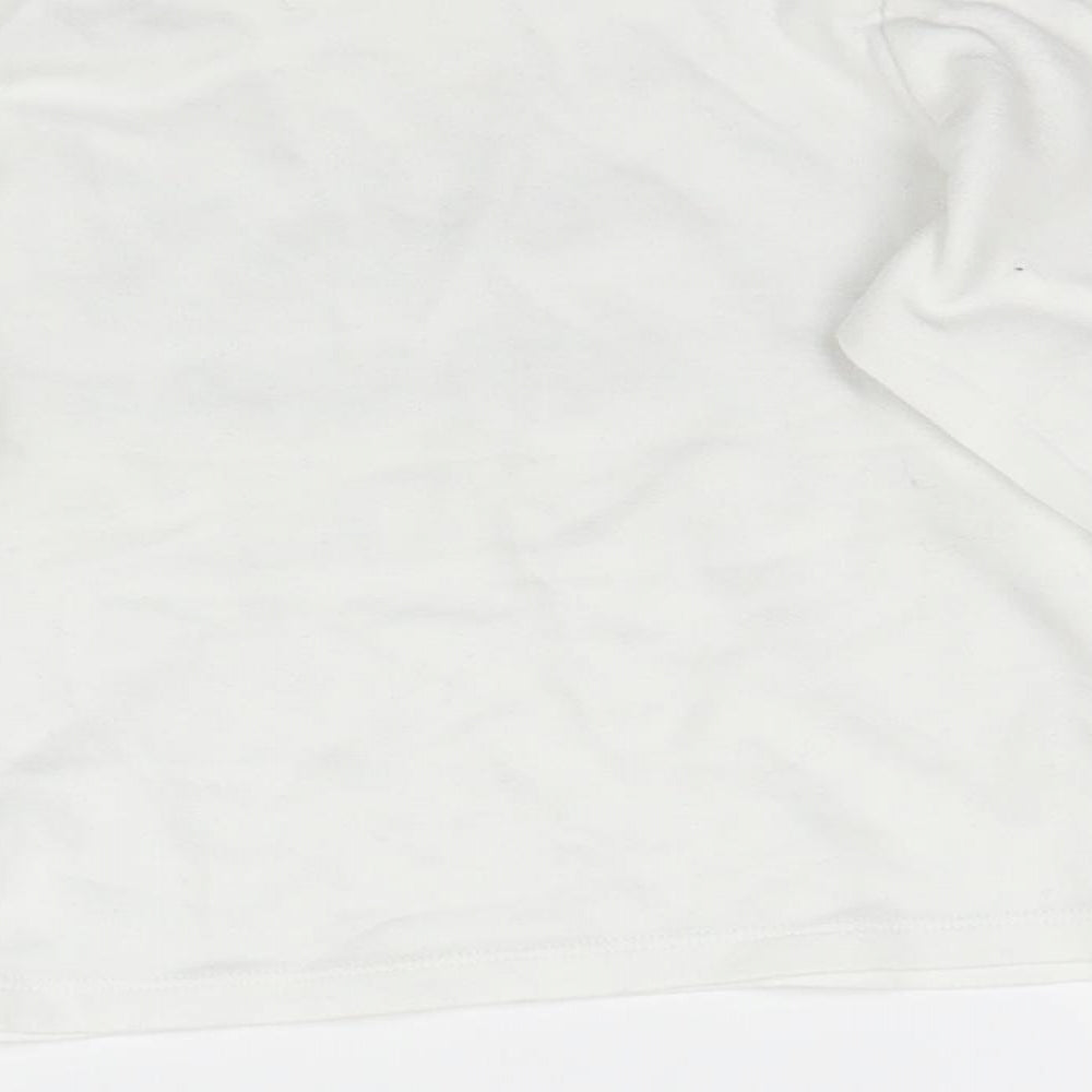 Brand and care label for Ladybird Baby White Basic T-Shirt, size 18-24, Months - Captain Adorable