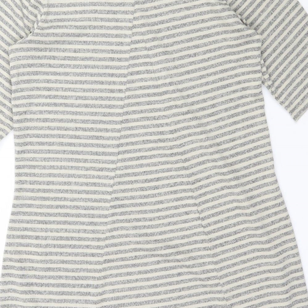 Lisa Rinna Womens Multicoloured Striped T-Shirt Dress Size XS