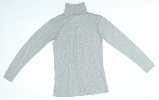 SheIn Womens Grey Basic T-Shirt Size XL