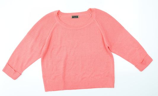 Womens UK Size L ORIGINALS Pink Pullover Jumper