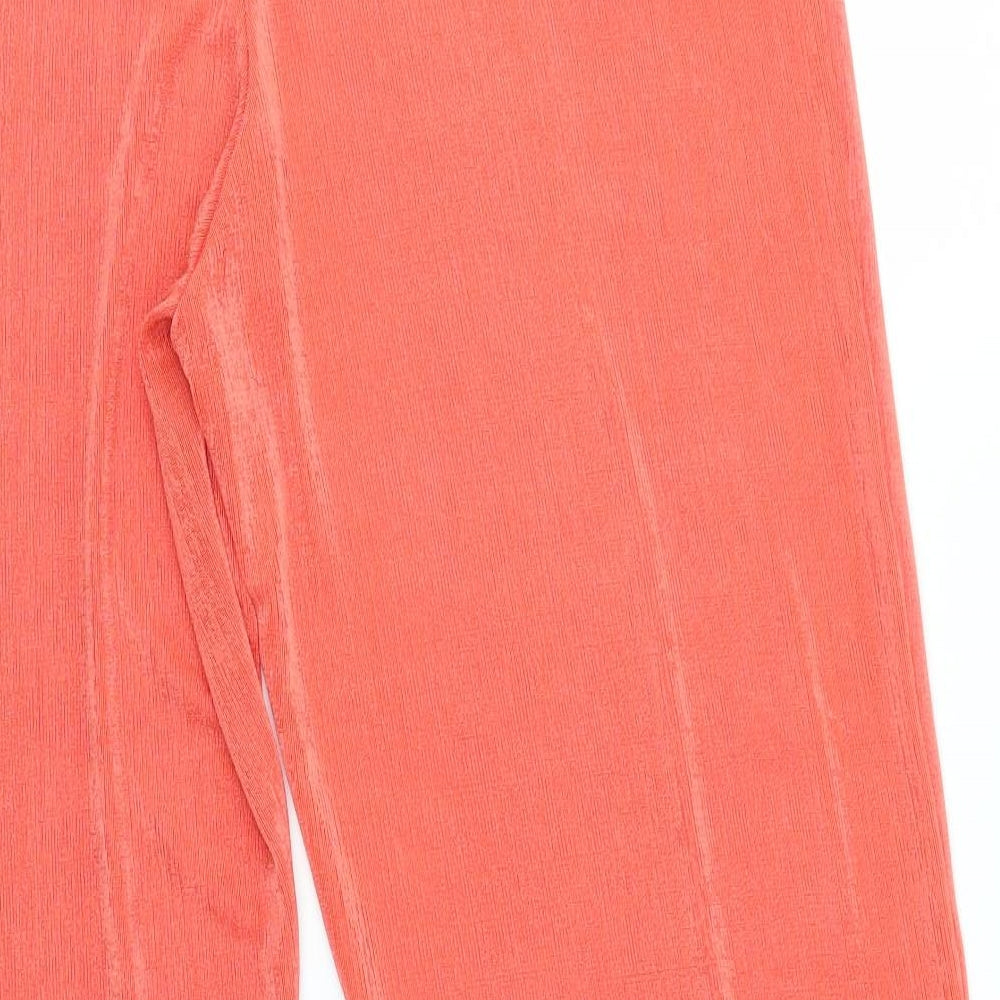 Womens UK Size 2XL Reflections Regular Fit Orange Trousers
