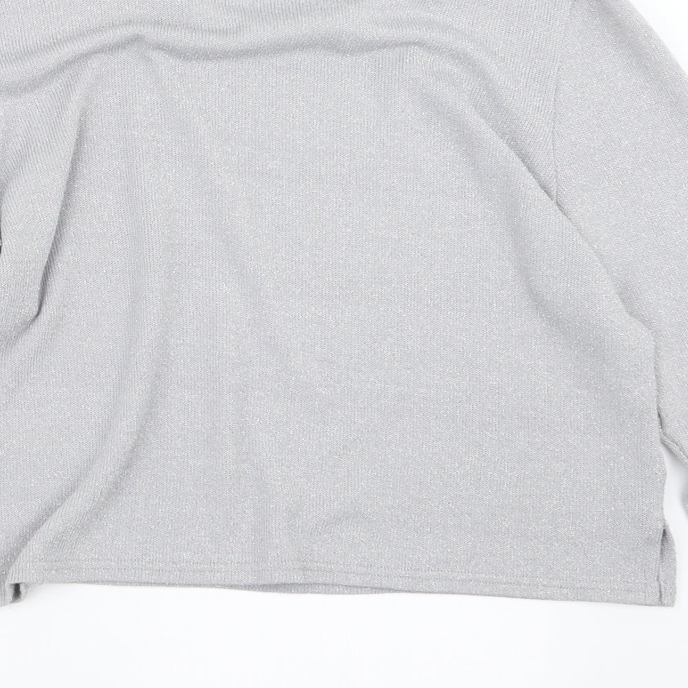 Womens UK Size M Divided by H&M Grey Pullover Jumper