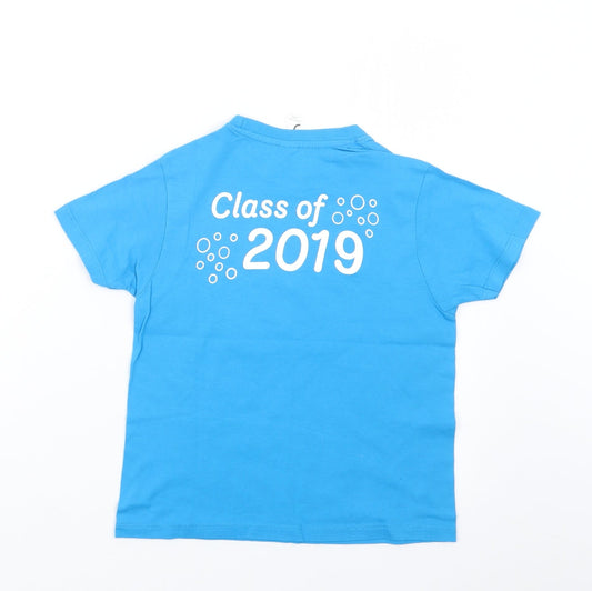 SOL'S Boys Blue Basic T-Shirt Size 6 Years