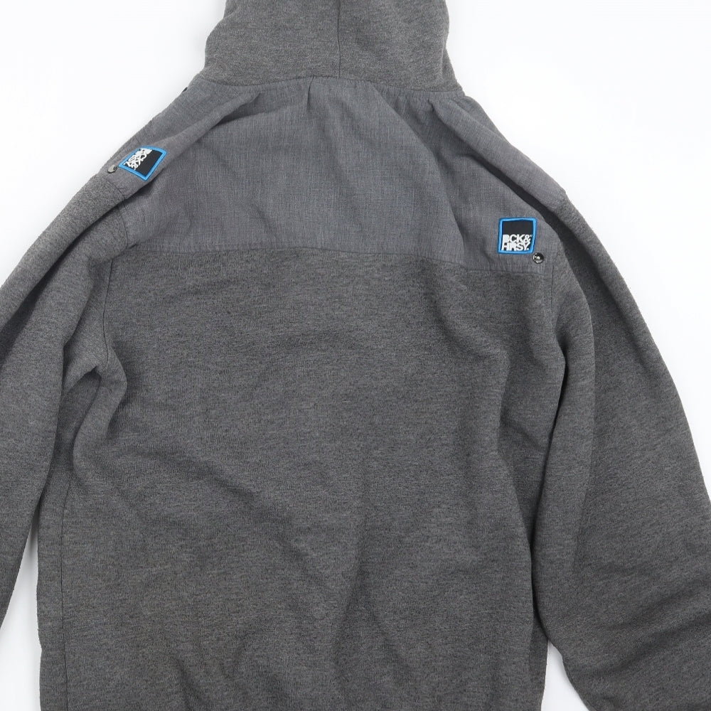Mens UK Size M BCK&HRSY Grey Jacket