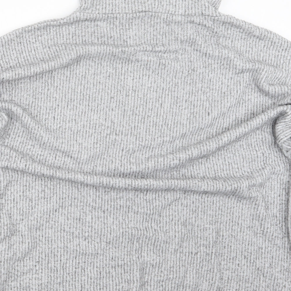 Womens UK Size L New Look Grey Pullover Jumper