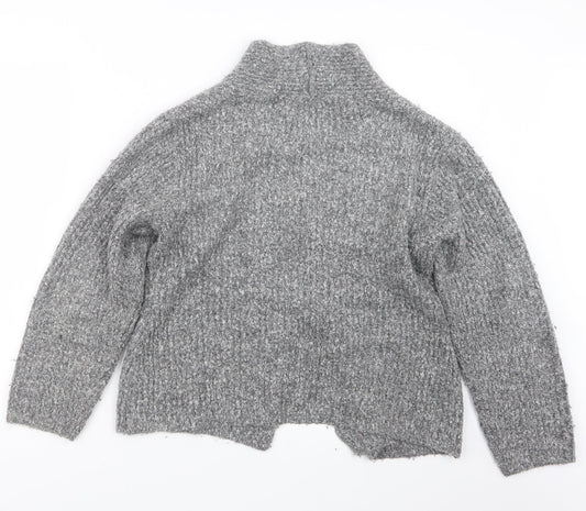 Womens UK Size 12 Marks and Spencer Grey Cape Jumper