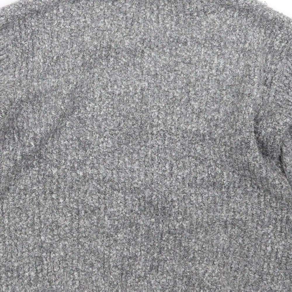 Womens UK Size 12 Marks and Spencer Grey Cape Jumper
