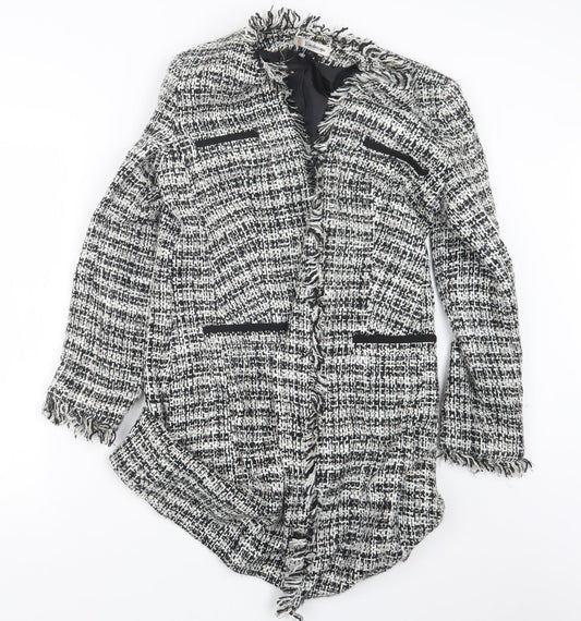 Womens UK Size 12 Kaleidoscope Black Jacket
