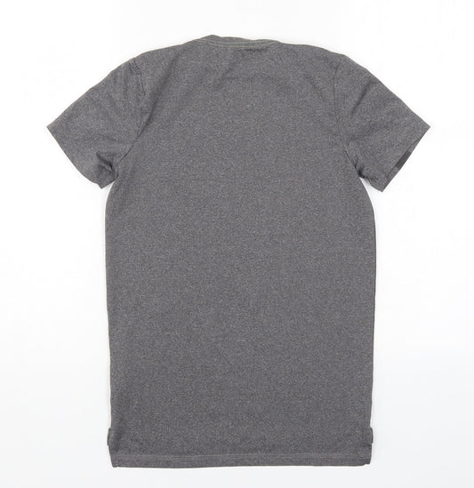 F&F Boys Grey Basic T-Shirt Size 8-9 Years - Bronx