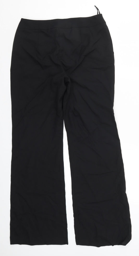 Woolworths Womens Black Trousers Size 10 L31 in