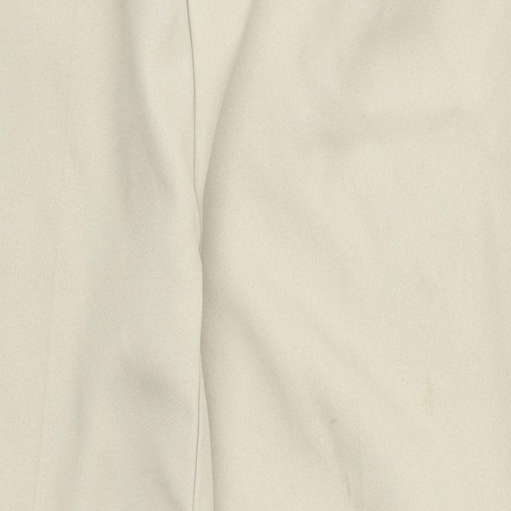 Womens UK Size 12 Slimma Regular Fit Beige Trousers